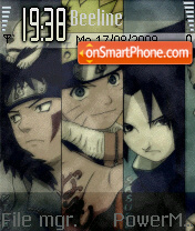 Capture d'écran Naruto 2001 thème
