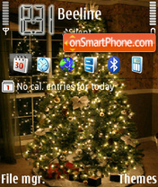 Christmas tree tema screenshot