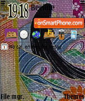 Asian art theme screenshot