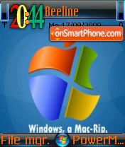 Capture d'écran Mac And Windows thème