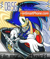 Capture d'écran Sonic thème
