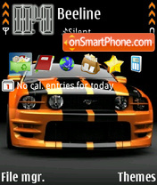 Capture d'écran Ford Mustang 74 thème
