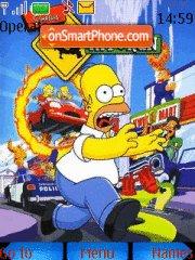 Animated Simpson es el tema de pantalla