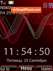 Скриншот темы SWF time and date