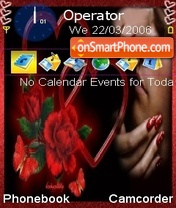 Love Hearts tema screenshot