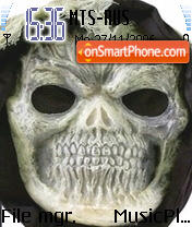 White Skull tema screenshot