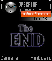 Capture d'écran The End 02 thème