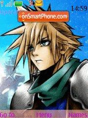 Cloud Strife2 tema screenshot