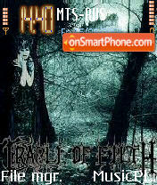 Скриншот темы Cradle of Filth Troll88