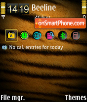Tiger 17 theme screenshot