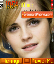 Emma Watson 10 theme screenshot