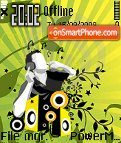 Music Is Life 02 tema screenshot