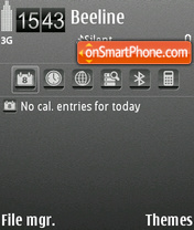 Simply Grey tema screenshot