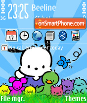 Little friends tema screenshot