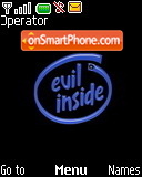 Evil Inside theme screenshot