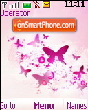 Pink Butterflies es el tema de pantalla