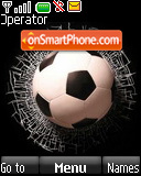 Soccer Ball tema screenshot