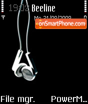 Headphones 01 es el tema de pantalla