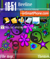 Hippy Love tema screenshot