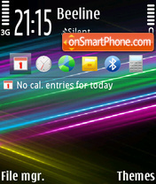 Neon 6290 theme screenshot
