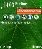 Green 03 tema screenshot