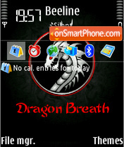 Dragon Breath es el tema de pantalla