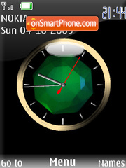 Swf animated clock Theme-Screenshot