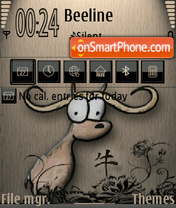Capture d'écran Zodiac OX thème