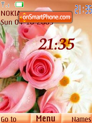 Roses camomile tema screenshot