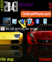 Lambo Vs Ferrari theme screenshot