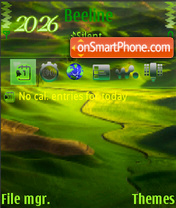 Green Nature 03 tema screenshot