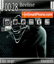 Without face tema screenshot