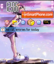 Purpl Girl tema screenshot