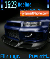 Nissan Skyline 05 theme screenshot