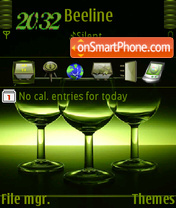 Greenglass tema screenshot