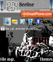 HipHop theme screenshot