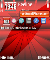 Red classics theme screenshot