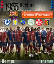 Barcelona 06 tema screenshot