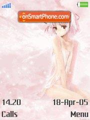 Anime girl es el tema de pantalla