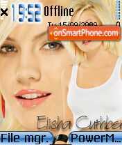 Elisha Cuthbert 10 theme screenshot