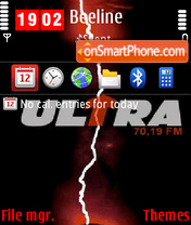 ULTRA 01 theme screenshot