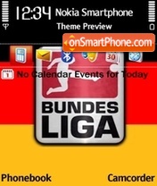 Capture d'écran Bundes Liga thème