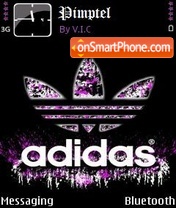 Capture d'écran Adidas V4 thème