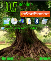 Tree 09 es el tema de pantalla