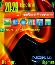 Скриншот темы Crash Nokia