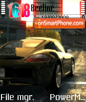 Скриншот темы Nfs Car 03