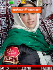 Capture d'écran Benazir Bhutto Shaheed thème