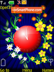 Flowers Flash 1.1 tema screenshot