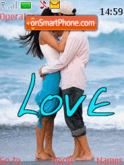 Animated Love tema screenshot