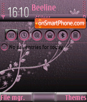 Floral 04 tema screenshot